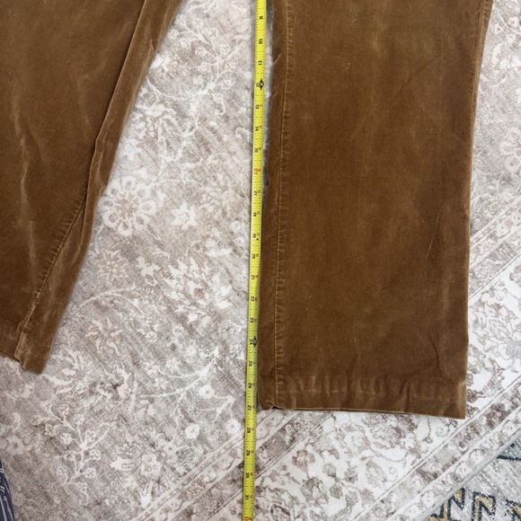 Venezia Womens Suede Feeling Brown Distressed Pant Boho Hipster Low Rise Zip 16R - Picture 9 of 13